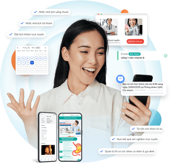Ứng dụng hồ sơ sức khỏe điện tử cho người bệnh của QAS